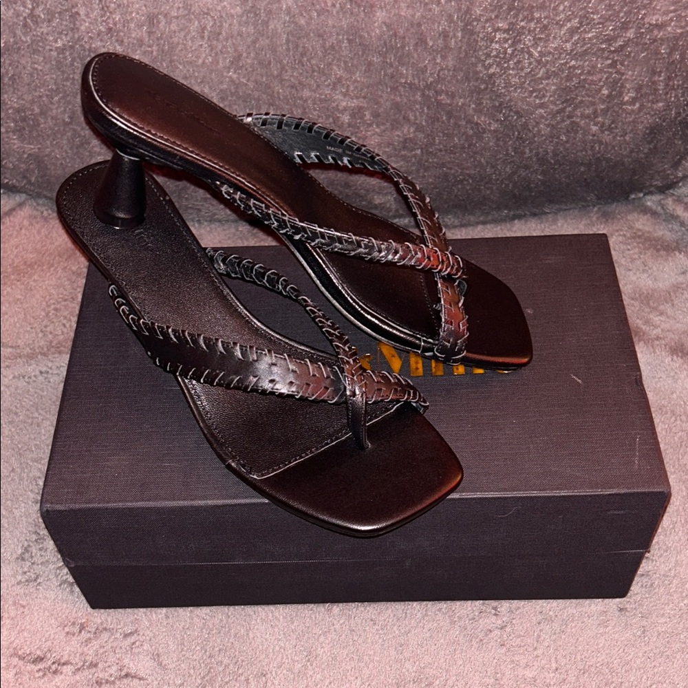 Elegant Black Tamara Sandal Heels
